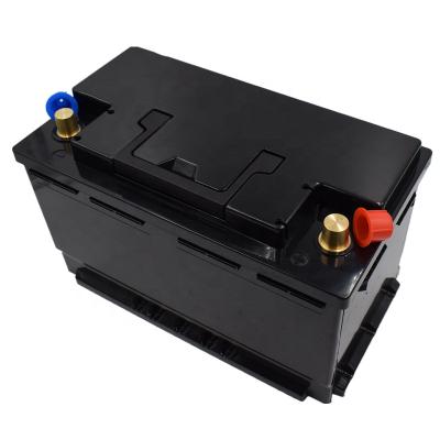 China High power density 58043 lithium car battery 12v 80ah 90ah 100ah 12.8v rechargeable lifepo4 battery for sale