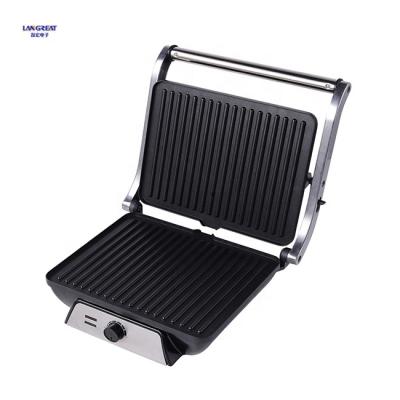 China Hotel Durable Easily Cleaned Detachable 4 Slices Contact Electric Barbecue Grill Machine for sale