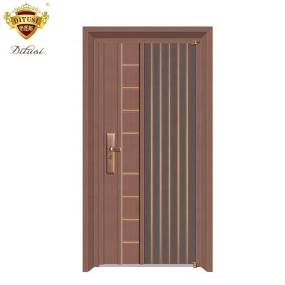 China Modern Modern Residential Stainless Steel Security Doors And Frames With Customized Color HL-2027 for sale