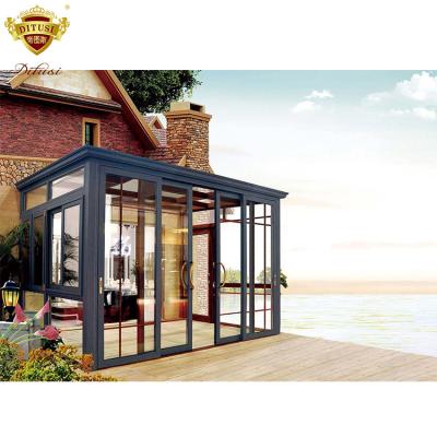 China Conservatory Modern Aluminum Solarium Solarium Glass Solarium For Sale for sale