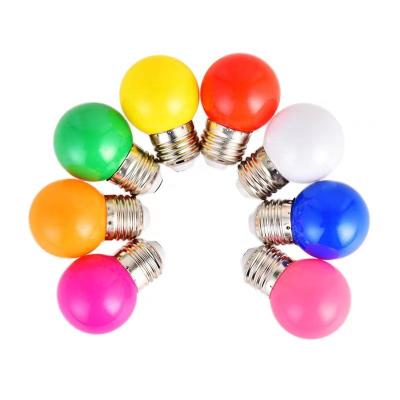 China Hot Sale Able Fashionable Colorful G45 Led Bulb Mini Multi Color G45 Led Bulb For Home Decoration Holiday Light G45 for sale