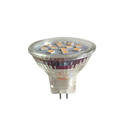 China Modern glass cover 80Ra 2.4w PMW 12v dimmable mr11 led for sale