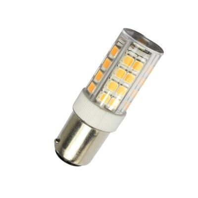 China LANDSCAPE Able No Flickering Ceramic+PC 52smd 2700K 3.5W 230v ba15d led bulb ba15s led b15 led bulb for sale