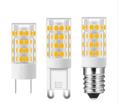 China 2021 LANDSCAPE ERP Directive able new deep dimming no flicker ra80 2835SMD 230v 3w ceramic lighting g4 g9 e14 b15 led bulb g9 dimmable led for sale