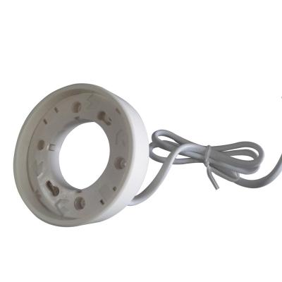 China High Quality Screw Capable GX53 Lamp Holder GX53 Fire Resistant Plastic Led Downlight GX53 Downlight Casing Metal With GX53 Lamp Holder for sale