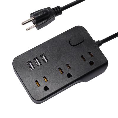 China Residential / General Purpose US Power Strip Tower Extension Socket With Plug for sale