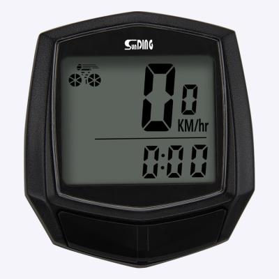 China Bikes Mini Digital Mountain Road Bicycle Wired Computer Odometer Stopwatch Motorcycle Bike Tachometer for sale