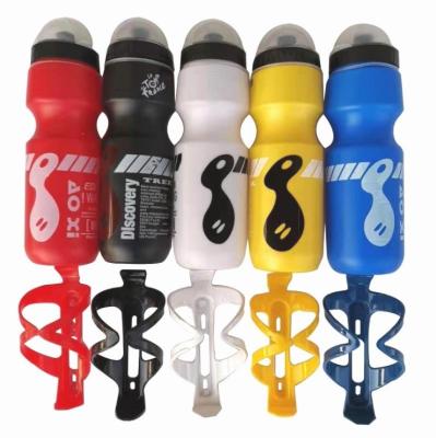 China Outdoor Sports Bicycle 750ml Water Bottles Sports Drink Plastic Water Bottle Holder For Mountain Recycling for sale