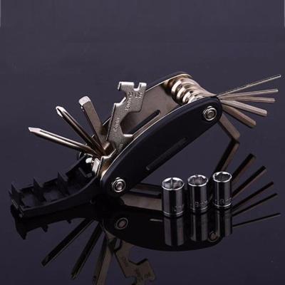 China Multifunctional Bike Fix Tools Profesional Mountain Road Bike Accessories Steel Tools and Maintenance All In One Bicycle Repair Tool Kit for sale