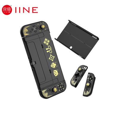 China Protective Case IINE Protective Case Set For Nintendo Switch Oled , Protective Case Cover Fitted 2pcs Thumb Soft Case Dock Station Pack for sale