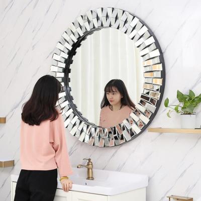 China CLASSIC European Style Decor Silver Leaf Irregular Venetian Modern Luxury Wall Mounted Mirrors for sale