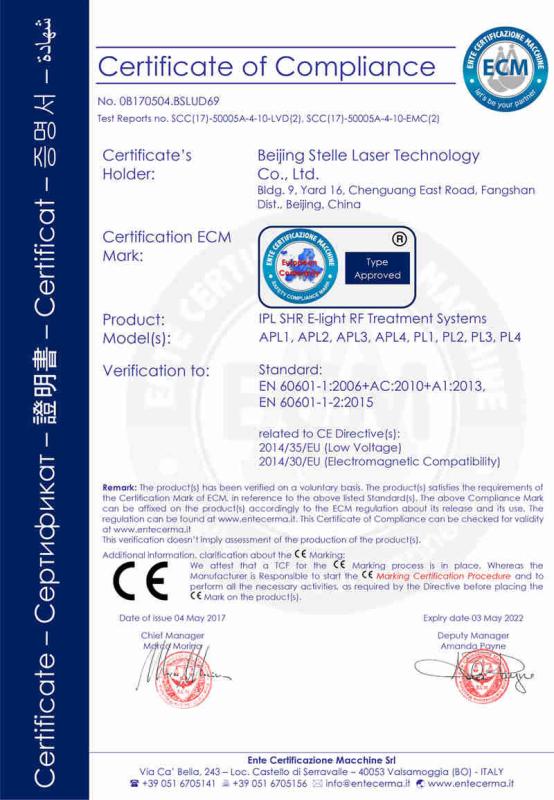 CE - Beijing Stelle Laser Technology Co., Ltd.