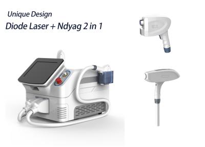 China 40KG Hair Removal Laser Machine , Laser Depilation Machine With Q Switch Ndyag 2 Handles for sale