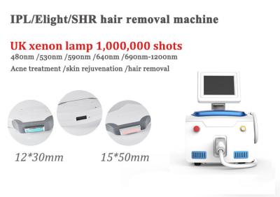 China 2 Million Shots Lifetime IPL SHR Hair Removal Machine Portable Beauty Machine for sale