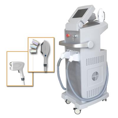 China 808 Laser IPL Multi Function Laser 2 Handpiece For Hair Removal And Photo Rejuvenation for sale