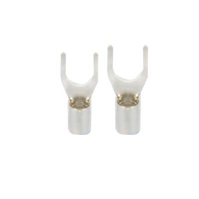 Cina Cold Pressed Non Insulated Spade Terminal TU Naked Brass U Shape Cable in vendita