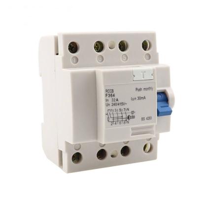 China F360 F362 F364 Mini Residual Current Circuit Breaker 30mA 16A 25A 32A 2p 4p zu verkaufen