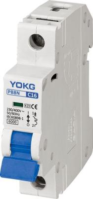 China EN60898-1 Mini Circuit Breaker PB8N 1P 1P+N 2P 3P 3P+N 4P zu verkaufen