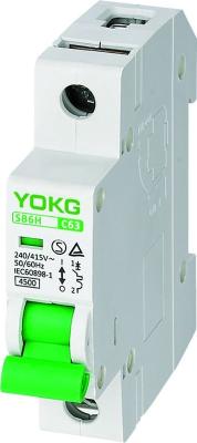 China IP40 Mini Circuit Breaker interno 10KA SB6H 4P 3p 40a 10ka à venda