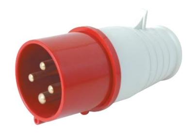 China 4 Pin Industrial Electrical Plugs 400V 16A 32 amperio IP44 VDE0623 32 amperio 4 Pin Plug en venta