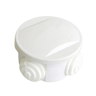 China Runder wasserdichter Anschlusskasten IP68 100*100*70mm PVC-Solaranschlusskasten zu verkaufen