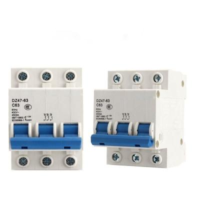 China 3Phase DZ47-63 C16 Overload Protection Breaker Mini Circuit Breaker Mcb zu verkaufen