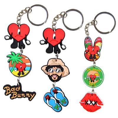 China New Plush Key Chain School Bag Buckle Key Chain Soft Plush Key Chain School Bag Buckle Key Chain Hanging Jewelry Amazon Gift DIY Glue Cartoon PVC Dangling Key Chain Wholesale for sale