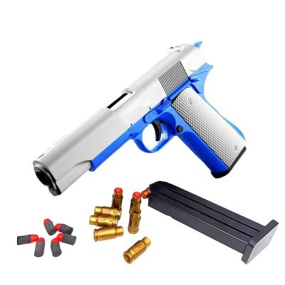 China Toy Gun Toy Guns For Boys Gifts Over 6 Years Old Manual Shootguns Toy Gun Long Range Pistol With Foam Bullets For Kids for sale