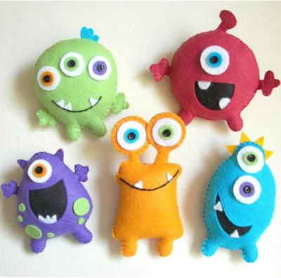 China Home Decor Ruled Cute Monster Doll Ornaments Kids Ugly Home Room Decor Rainbow Stuffed Monster Plush Toys for sale