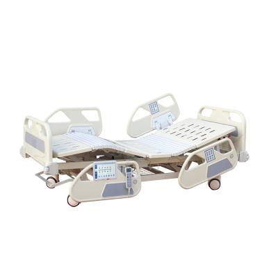 China Hospital Clinic Five Function Medical Bed Electric Hospital Beds With Hinges And Nurs Panel for sale