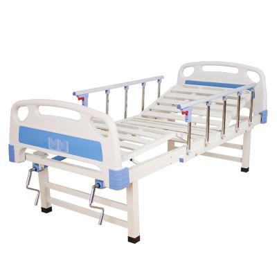 China ZK23 Hospital Bed 2 Function Medical Manual Patient Bed For Inpatient With Back Lifting for sale