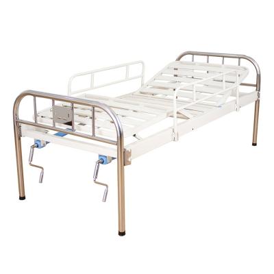 China New promotion two function double crank manual paralysis patient bed with cheap price for sale