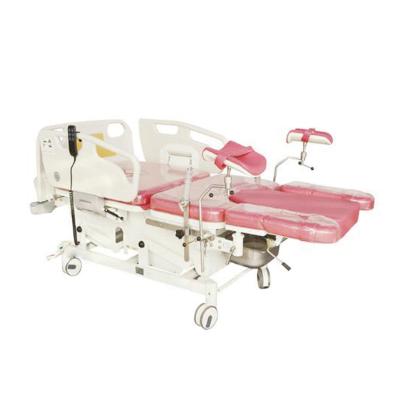 China Gynecological steel surgery operation table with four silent casters for sale