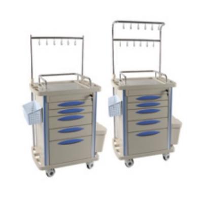 China Lightweight Transfusion Trolley Hospital Clinic Medical Emergency Infusion Treatment Trolley Cart Transfusion Trolley For Patients for sale