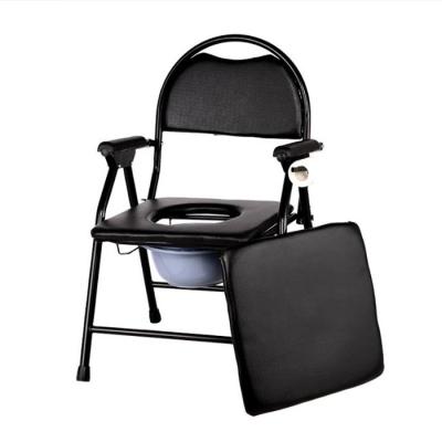 China Portable Collapsible Folding Commode Toilet Chair For Elderly Potty Chair for sale