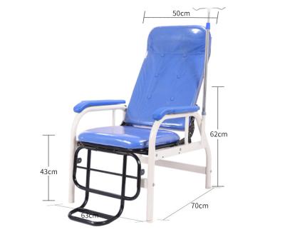 China Modern Large Application Comfortable Blue Leather Chair IV Infusion Chair for sale