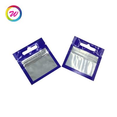 China Moisture Proof Custom Design Plastic Seeds Mylar Ziplock Bag With Window for sale