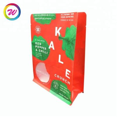 China Moisture Proof Box Pepper Chili Bottom Paper Bag With Logo Print for sale