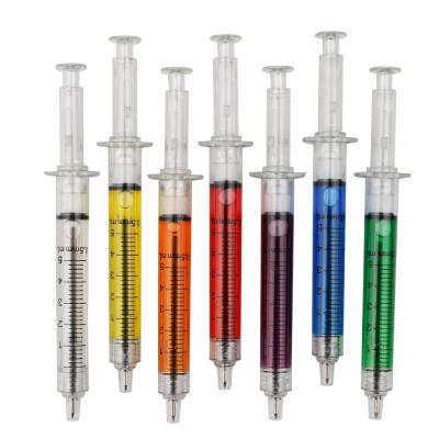 China Pen Wholesale Promotional Syringe Pen In Assorted Color In Common Promotional Slogan Pen Medicine Drugs Doctor Pen for sale