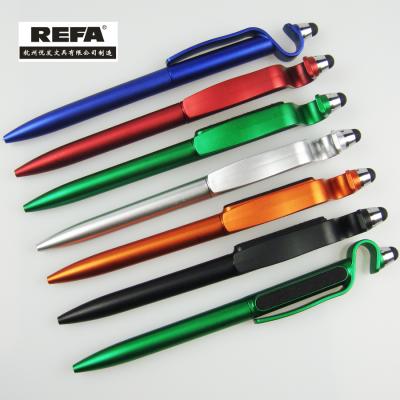 China Promotional Pen Pen Stand With Function Clean Twist Screen Stylus Promotional Ballpoint Pens for sale