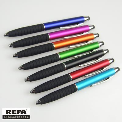 China Pen Colorful Tube Click Ball Promotional Pen Customized Logo Ballpoint Pen for sale