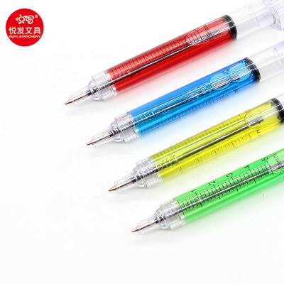 China Pen Syringe Shape Ball Point Pen Injection Needle Office School Funny Gift Promotional Ball Pen for sale