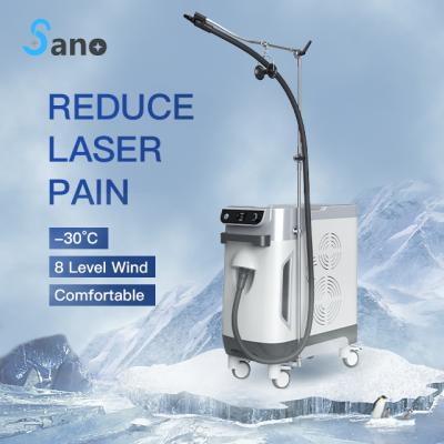 China Cold air skin machine therapy zimmer cryo DEEP CLEANSING cooling cooling machine for laser treatment tattoo removal for sale