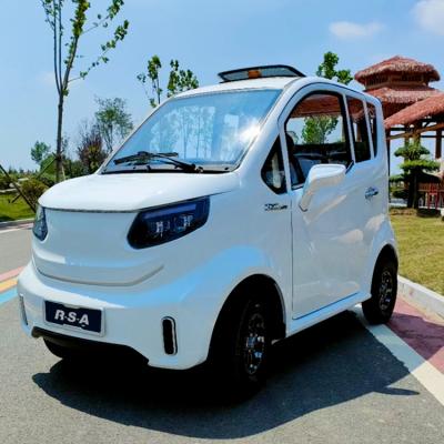 China 2021 Brand New Mini Small Vehicle Leather Smart Energy Left Hand Drive Electric Cars Adult Four-wheeled Car Made in China for sale