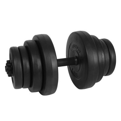 China Gym Equipment Dumbells Factory Direct PVC Cement High Quality Plastic Dumbbell Sets Kettlebell Indoor Dumbbells Women Gym Home Use Fitness Equipment for sale