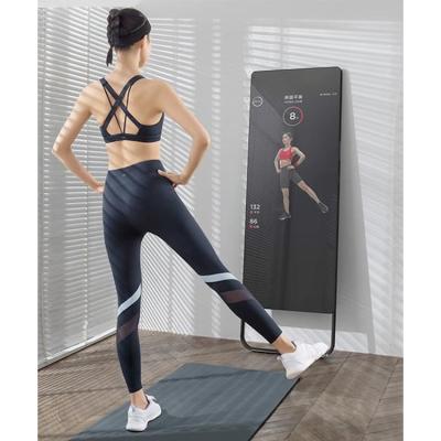 China Minimalist Home Fitness Yoga Mirror Touch Screen Exercise Desktop Smart Mirror Training for Gym LCD Display Android Digital Magic Mirror for sale