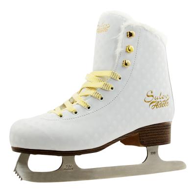 China Durable luxurious ladies figure skates skating shoes with timeless 3D design for women's recreational and performance sports for sale