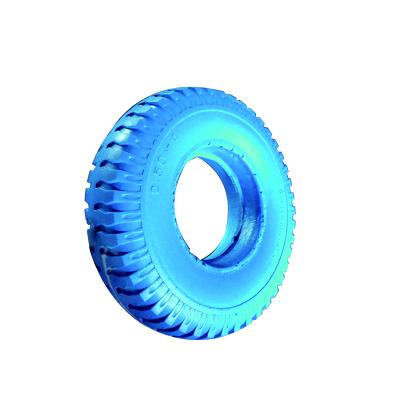 China Construction Material Shops 8 Inch PU Foam Flat Freewheel With Metal /plastic Bearings for sale