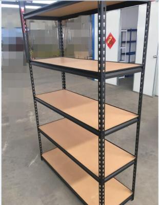 China Stock display shelving exported European market four layers metal shelf spraying use for home for sale