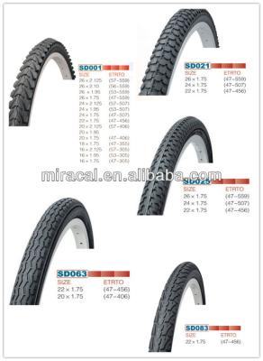 China Road Bikes Manufacturer Sell Bicycle Tire 20/1.75 In 5 Different Pattern for sale